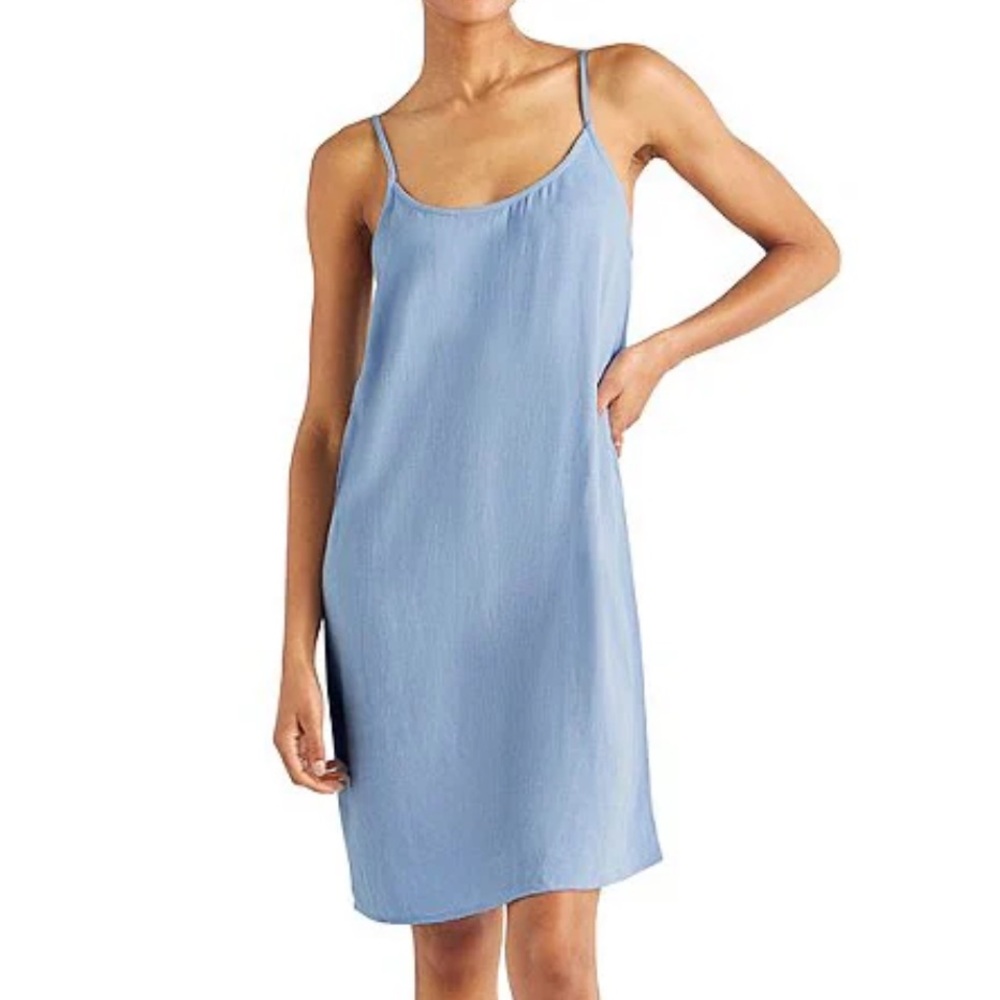 Splendid Sunny Woven Scoop Neck Sleeveless Pullover Mini Dress